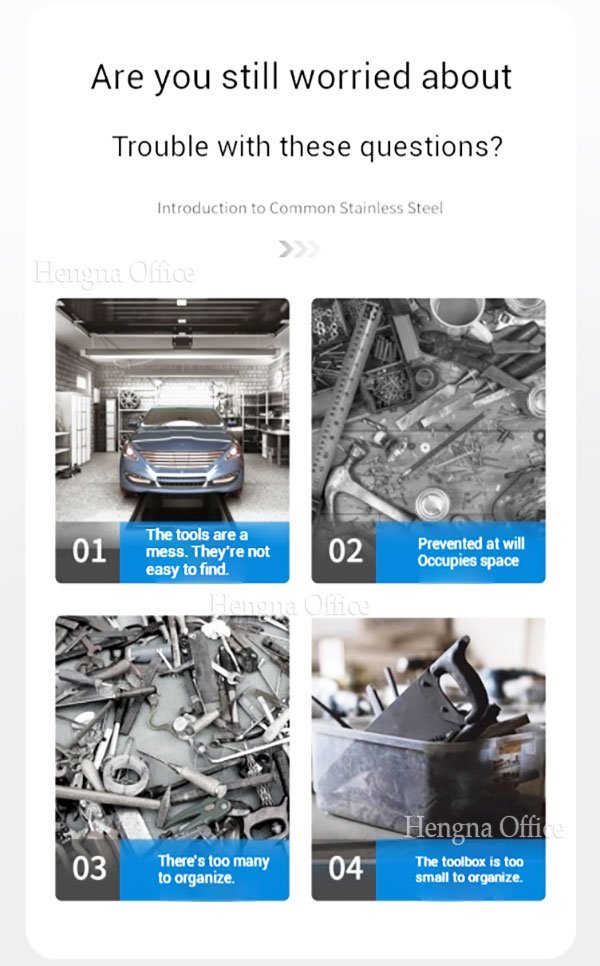 industrial workshop pegboard storage system